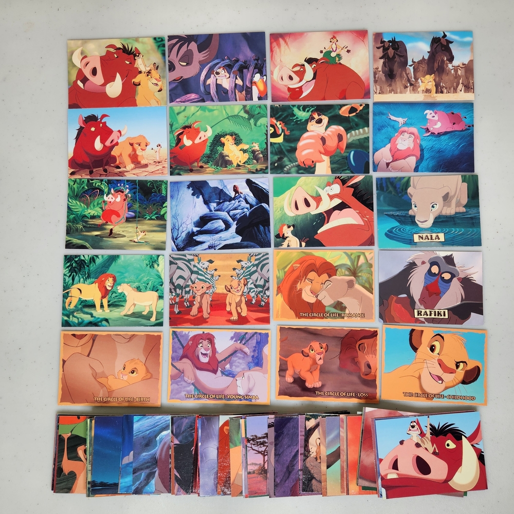 85 Vintage Disney Lion King Trading Cards Set SkyBox